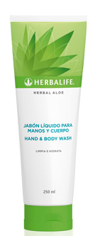 HERBAL ALOE JABÓN LIQUIDO PARA MANOS Y CUERPO